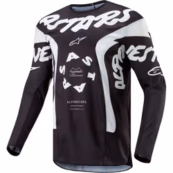 Alpinestars Racer Hana Maglia Motocross, nero-bianco, dimensione M per uomo