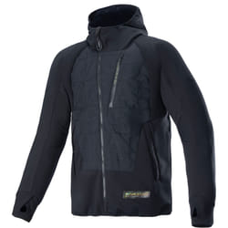 Alpinestars MO.ST.EQ Hybrid Giacca tessile moto, nero, dimensione S per uomo