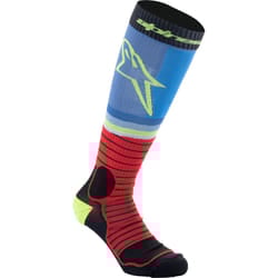 Alpinestars Pro Calze Motocross, nero-rosso-blu, dimensione S per uomo