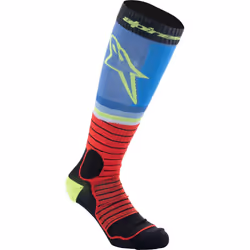 Alpinestars Pro Calze Motocross, nero-rosso-blu, dimensione S per uomo