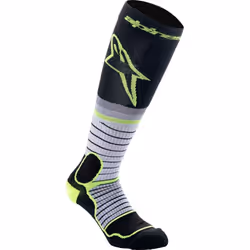 Alpinestars Pro Calze Motocross, nero-giallo, dimensione L per uomo