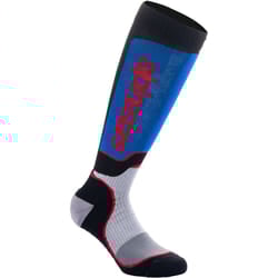 Alpinestars Plus Calze Motocross, nero-rosso-blu, dimensione S per uomo
