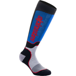 Alpinestars Plus Calze Motocross, nero-rosso-blu, dimensione M per uomo