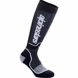 Alpinestars Plus Calze Motocross Giovani, nero-grigio, dimensione M L