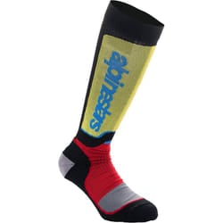Alpinestars Plus Calze Motocross Giovani, nero-rosso-giallo, dimensione M L