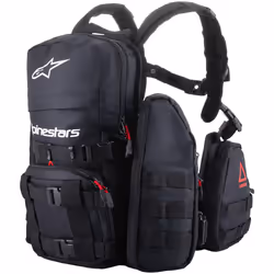 Alpinestars Techdura Tactical Zaino, nero-bianco per uomo
