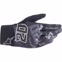 Alpinestars FQ20 Reef Guanti da moto, nero-grigio, dimensione XL per uomo