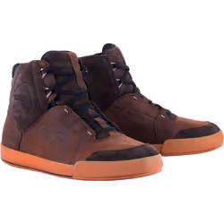 Alpinestars Chrome Crafted Drystar Scarpe da moto impermeabili, marrone, dimensione 38 per uomo