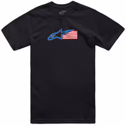 Alpinestars Racing USA Maglietta, nero, dimensione S per uomo