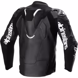 Alpinestars Atem V5 giacca in pelle moto traforata, nero-bianco, dimensione 56 per uomo