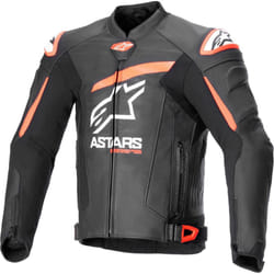 Alpinestars GP Plus R V4 Airflow giacca in pelle moto traforata, nero-rosso, dimensione 56 per uomo