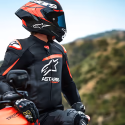 Alpinestars GP Plus R V4 Airflow giacca in pelle moto traforata, nero-rosso, dimensione 56 per uomo