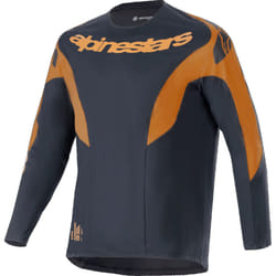 Alpinestars A-Supra Race Maglia a maniche lunghe, nero-oro, dimensione L per uomo