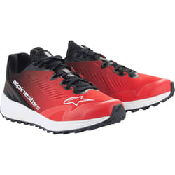 Alpinestars Meta Road V2 Scarpe, nero-bianco-rosso, dimensione 43 per uomo
