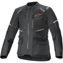 Alpinestars Andes Air Drystar impermeabile Moto Tessile Giacca, nero, dimensione M per uomo