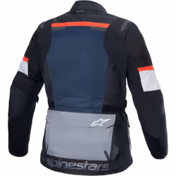 Alpinestars Andes Air Drystar impermeabile Moto Tessile Giacca, nero-bianco-blu, dimensione L per uomo