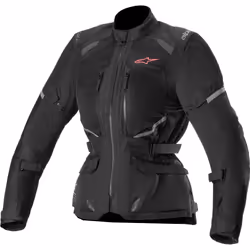 Alpinestars Stella Andes Air Drystar® impermeabile Giacca tessile moto da donna, nero, dimensione XL per donne