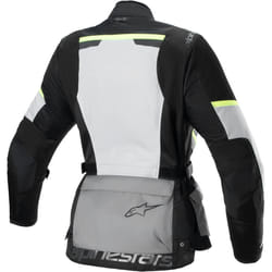 Alpinestars Stella Andes Air Drystar® impermeabile Giacca tessile moto da donna, nero-grigio, dimensione S per donne