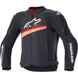 Alpinestars T-GP Plus R V4 Airflow giacca tessile moto traforata, nero-rosso, dimensione S per uomo