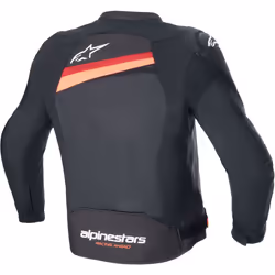 Alpinestars T-GP Plus R V4 Airflow giacca tessile moto traforata, nero-rosso, dimensione M per uomo