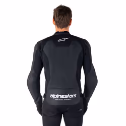 Alpinestars Faster V3 Giacca in pelle da moto, nero-bianco, dimensione 56 per uomo - Vista aggiuntiva 4