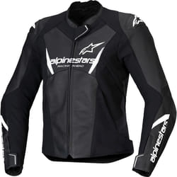 Alpinestars Stella Faster V3 Moto da donna Leather Jacke, nero-bianco, dimensione 42 per donne