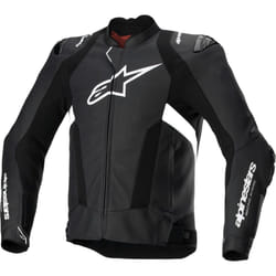 Alpinestars Missile V3 Airflow giacca in pelle da moto traforata, nero-bianco, dimensione 56 per uomo