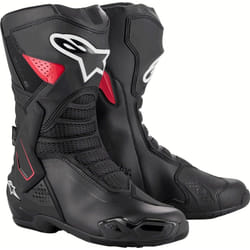 Alpinestars SMX-6 Drystar® v3 stivali da moto impermeabili, nero-bianco-rosso, dimensione 41 per uomo