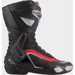 Alpinestars SMX-6 V3 Stivali da moto, nero-rosso-argento, dimensione 45 per uomo