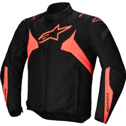 Alpinestars T-Jaws V4 impermeabile Giacca tessile moto, nero-rosso, dimensione S per uomo