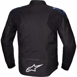 Alpinestars T-Jaws V4 impermeabile Giacca tessile moto, nero-blu, dimensione 2XL per uomo