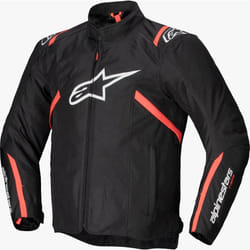 Alpinestars T-SPS V2 giacca tessile moto impermeabile, nero-rosso, dimensione 3XL per uomo
