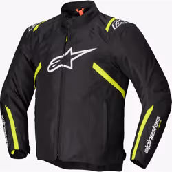 Alpinestars T-SPS V2 giacca tessile moto impermeabile, nero-giallo, dimensione L per uomo - Vista aggiuntiva 2