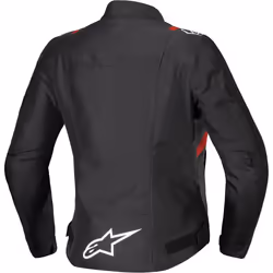 Alpinestars Stella T-SPS V2 impermeabile Giacca tessile moto da donna, nero-rosso, dimensione XS per donne