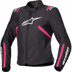Alpinestars Stella T-SPS V2 impermeabile Giacca tessile moto da donna, nero-rosa, dimensione S per donne - Vista aggiuntiva 2