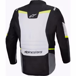 Alpinestars ST-1 impermeabile Giacca tessile moto, nero-grigio-giallo, dimensione 2XL per uomo