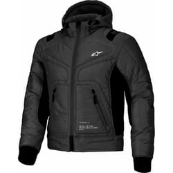 Alpinestars Mohobbs impermeabile Giacca tessile moto, nero, dimensione L per uomo