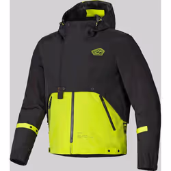 Alpinestars Mootant WP impermeabile Giacca tessile moto, nero-giallo, dimensione 2XL per uomo - Vista aggiuntiva 2