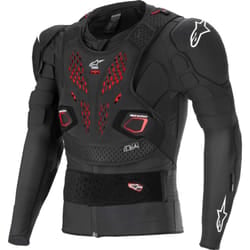 Alpinestars Bionic Pro V3 Plasma Giacca protettiva, nero-rosso, dimensione XL per uomo