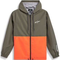 Alpinestars Speeder Giacca in tessuto, verde-arancione, dimensione L per uomo