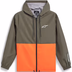 Alpinestars Speeder Giacca in tessuto, verde-arancione, dimensione XL per uomo