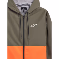 Alpinestars Speeder Giacca in tessuto, verde-arancione, dimensione XL per uomo