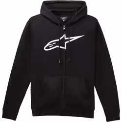 Alpinestars Ageless V3 Felpa con cappuccio e zip, nero-bianco, dimensione XL per uomo