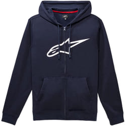 Alpinestars Ageless V3 Felpa con cappuccio e zip, bianco-blu, dimensione M per uomo