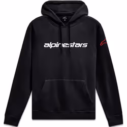Alpinestars Linear Wordmark V3 Felpa, nero, dimensione L per uomo