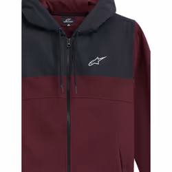 Alpinestars Reckoning Felpa con cappuccio e zip, rosso, dimensione M per uomo