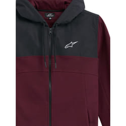 Alpinestars Reckoning Felpa con cappuccio e zip, rosso, dimensione M per uomo