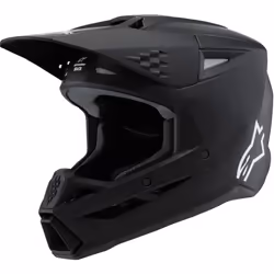 Alpinestars SM3 Solid Casco da motocross giovanile, nero, dimensione M