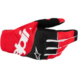 Alpinestars Techstar Guanti da motocross, nero-rosso, dimensione L per uomo