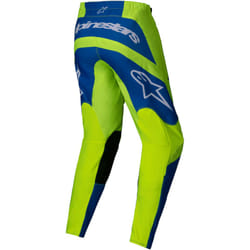 Alpinestars Fluid Haul Pantaloni da motocross, blu-giallo, dimensione 32 per uomo